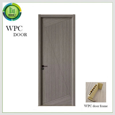 Goede prijs. Anti Vlammende Waterdichte pvc-Deur, Stevige Houten Badkamersdeur 900mm Breedte online