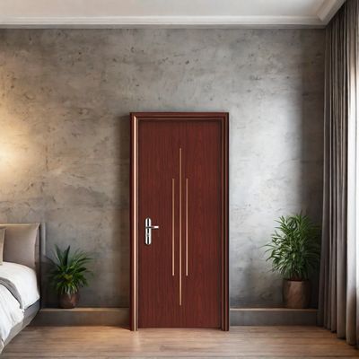 Aanpasbare vochtbestendig termietbestendig geluidsdicht WPC holle deur voor interieurgebruik