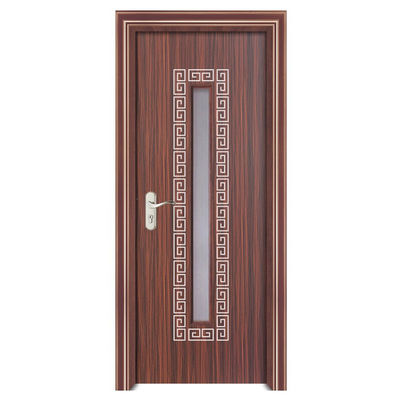 Moderne WPC glazen deur met 200000 sets per jaar productiecapaciteit en 600 mm breedte voor milieuvriendelijke ruimtes