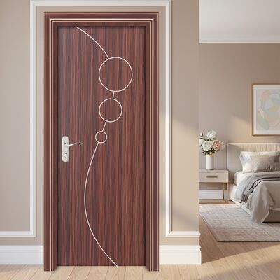 Vochtbestendige WPC holle deur met geluiddichting en weinig onderhoud voor gebruik in het interieur