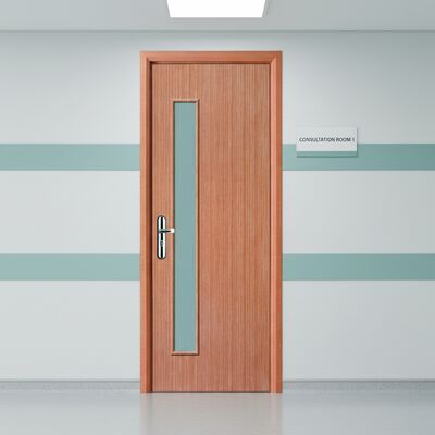 WPC Holle Deur met Uitstekende Warmte-isolatie en Vochtbestendigheid, Ideaal voor Diverse Interieurtoepassingen