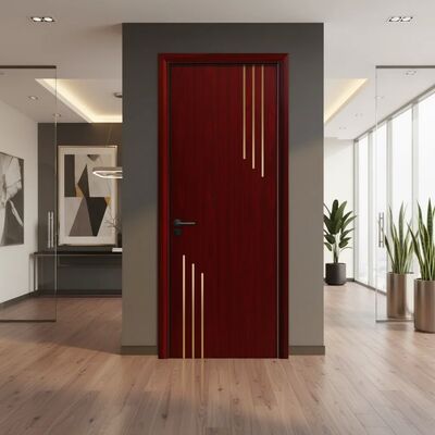 WPC holle deur composiet deur met weinig onderhoud en hoge duurzaamheid geschikt voor residentiële en commerciële interieur