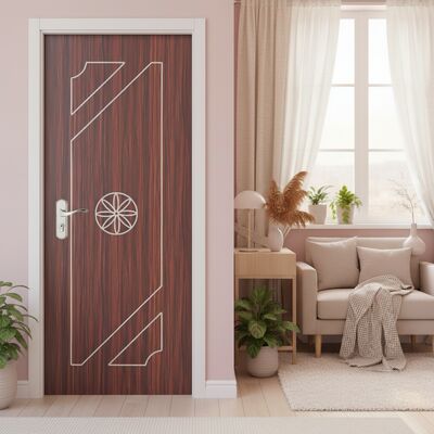 Goede prijs. Vochtbestendige WPC-interieurdeur Holle composietdeur met warmte-isolatie voor woningen en commerciële interieurs online