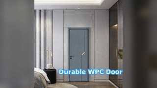 WPC holle deur Duurzaam vochtbestendig Weinig onderhoud