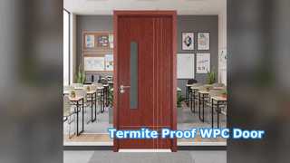 WPC glazen deur termiet schimmelbestendig energie-efficiënt