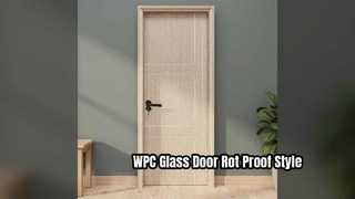 WPC glazen deur vochtbestendig en duurzaam